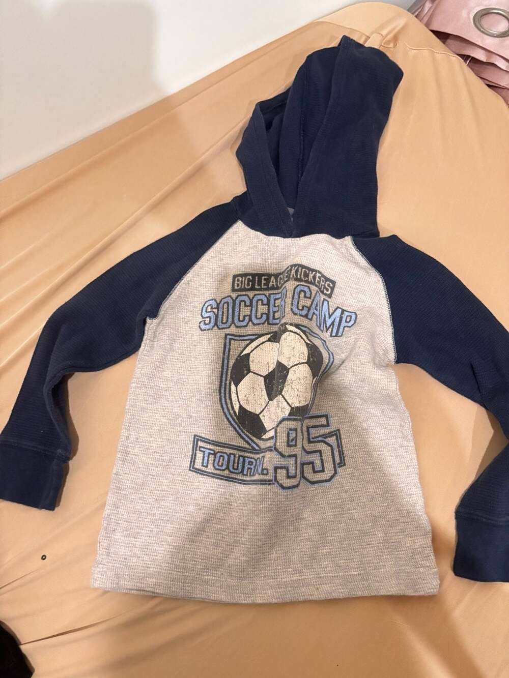 OshKosh B'gosh Soccer Camp 95 Hooded Sweatshirt Size 5